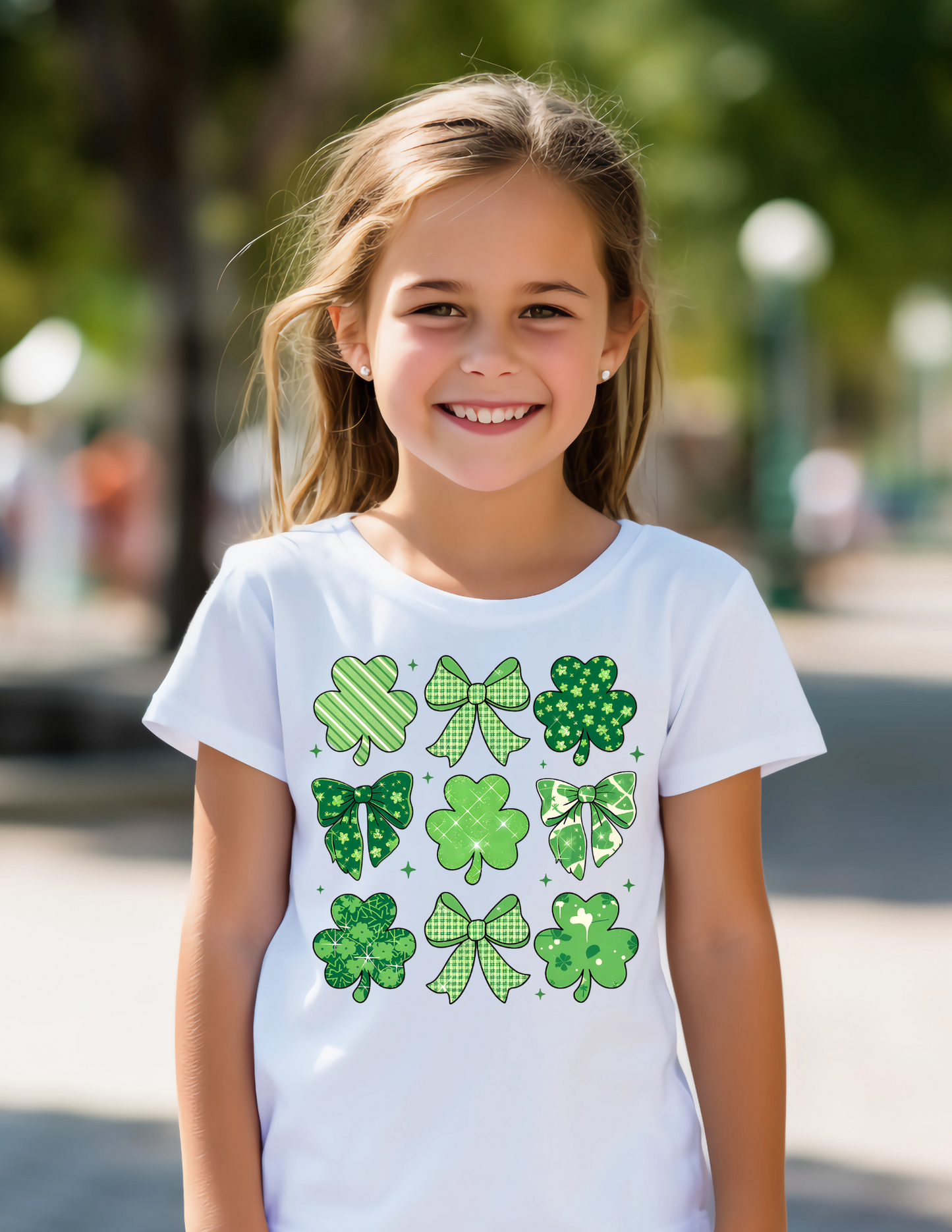 Lucky Clover Patch DTF Transfer – St. Patrick’s Day Design