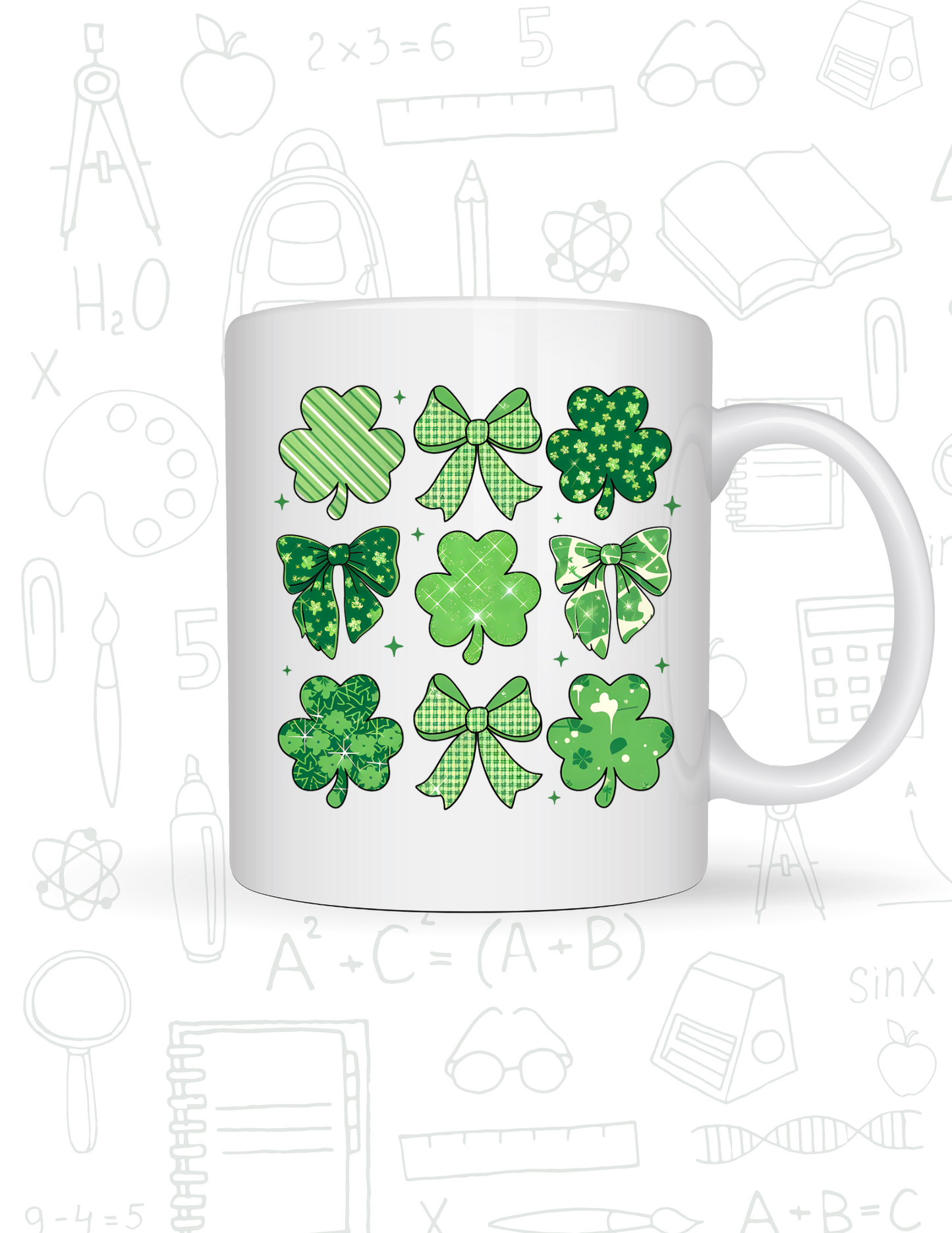 Lucky Clover Patch DTF Transfer – St. Patrick’s Day Design
