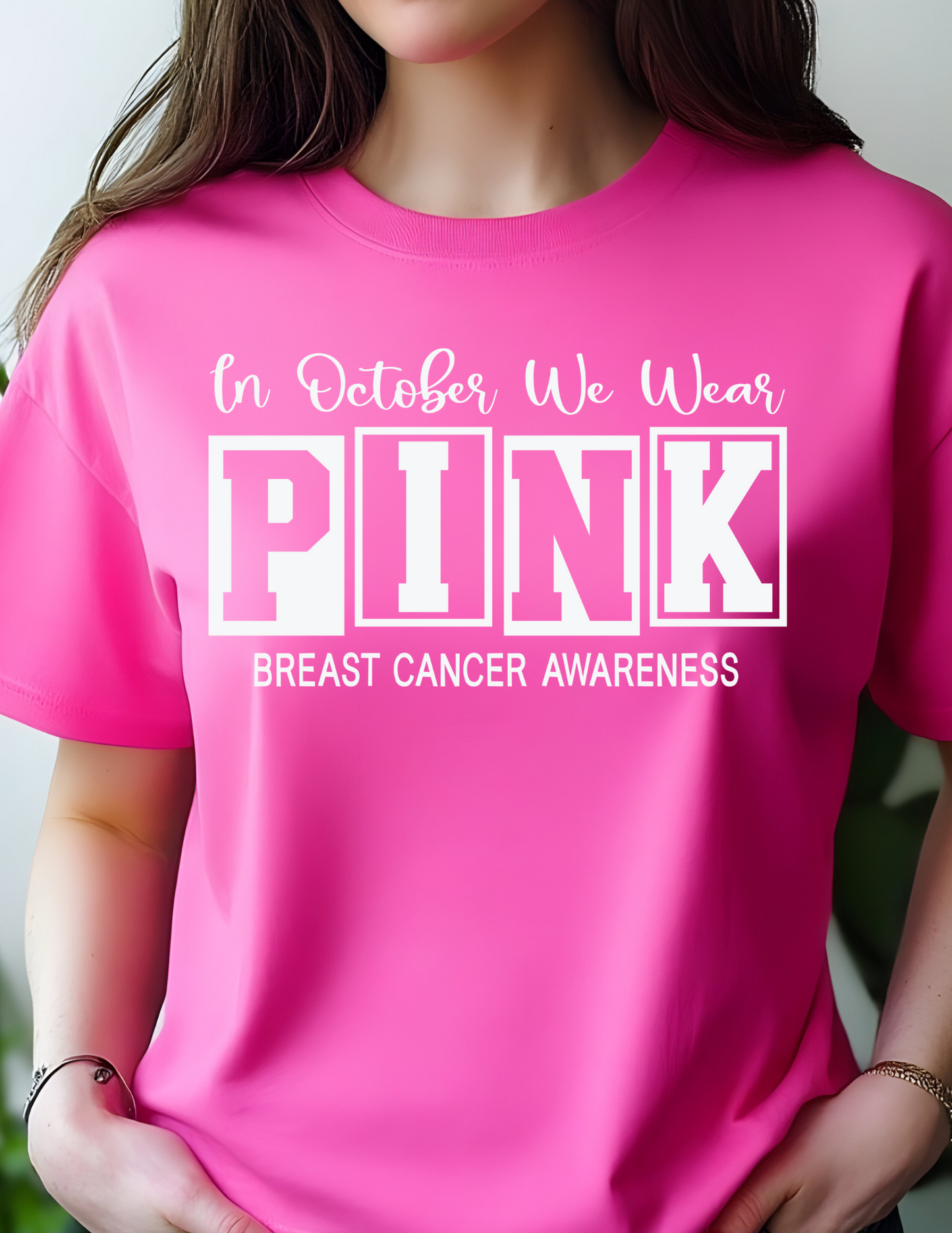 In October We Wear Pink Tee