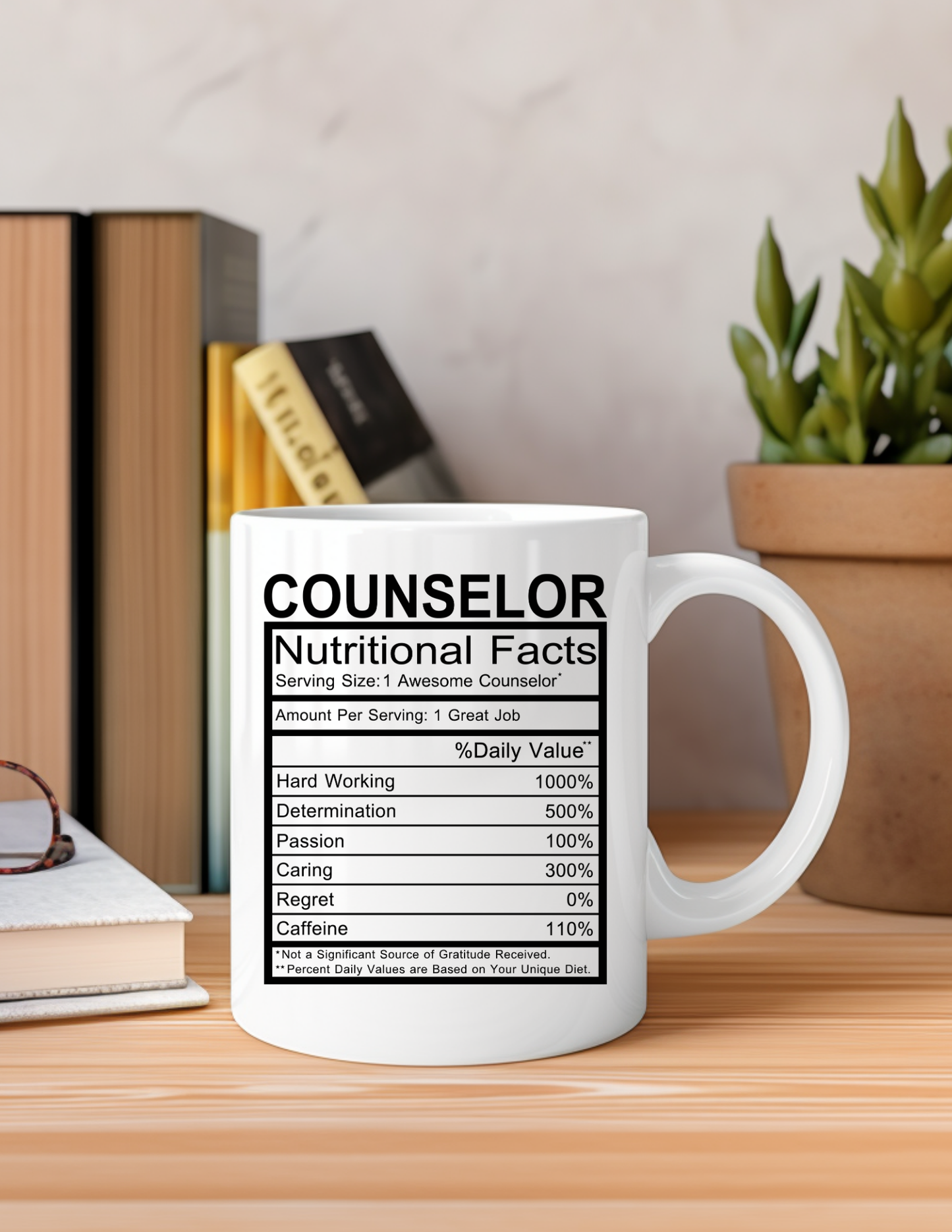 Counselor Nutritional Facts 11oz Ceramic Mug
