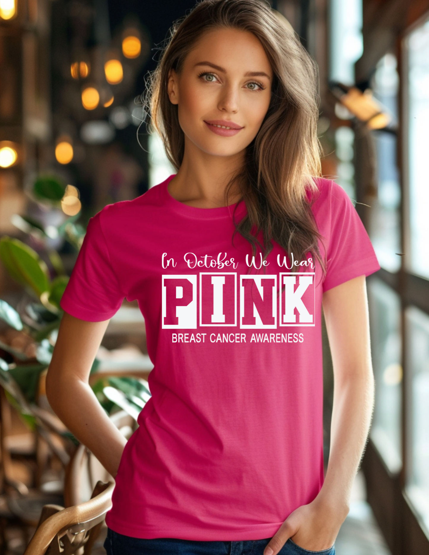 In October We Wear Pink Tee