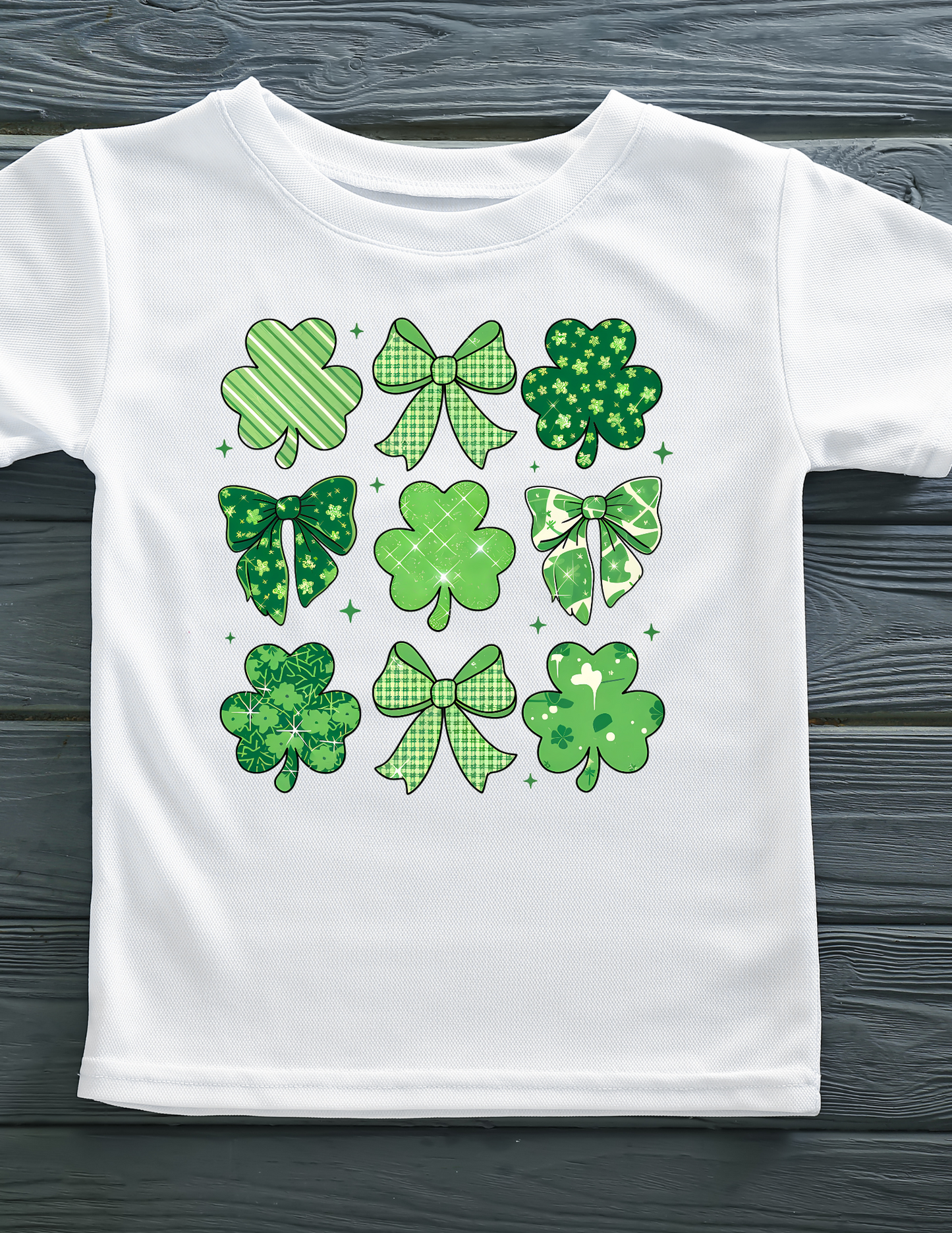 Lucky Clover Patch DTF Transfer – St. Patrick’s Day Design