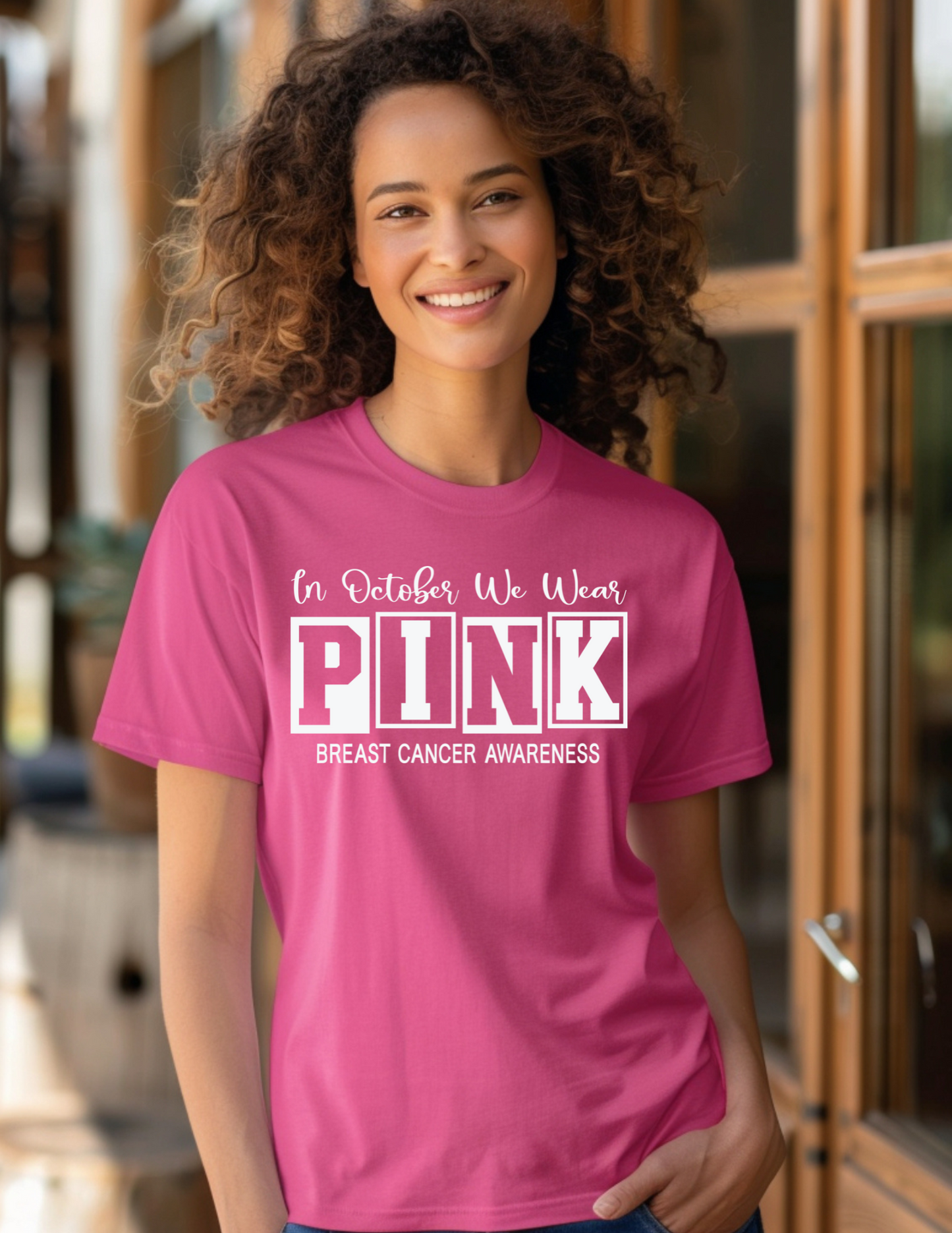In October We Wear Pink Tee