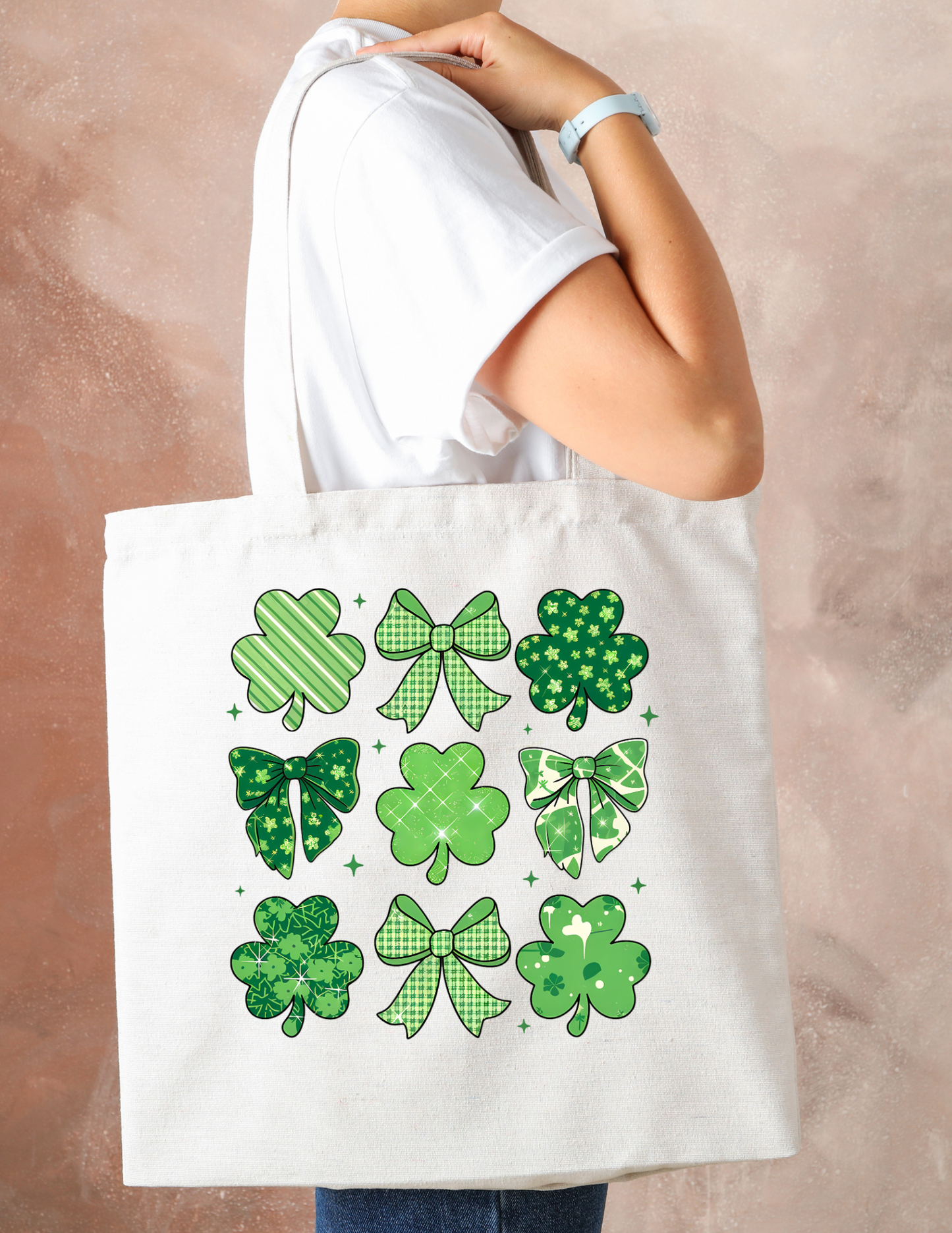 Lucky Clover Patch DTF Transfer – St. Patrick’s Day Design