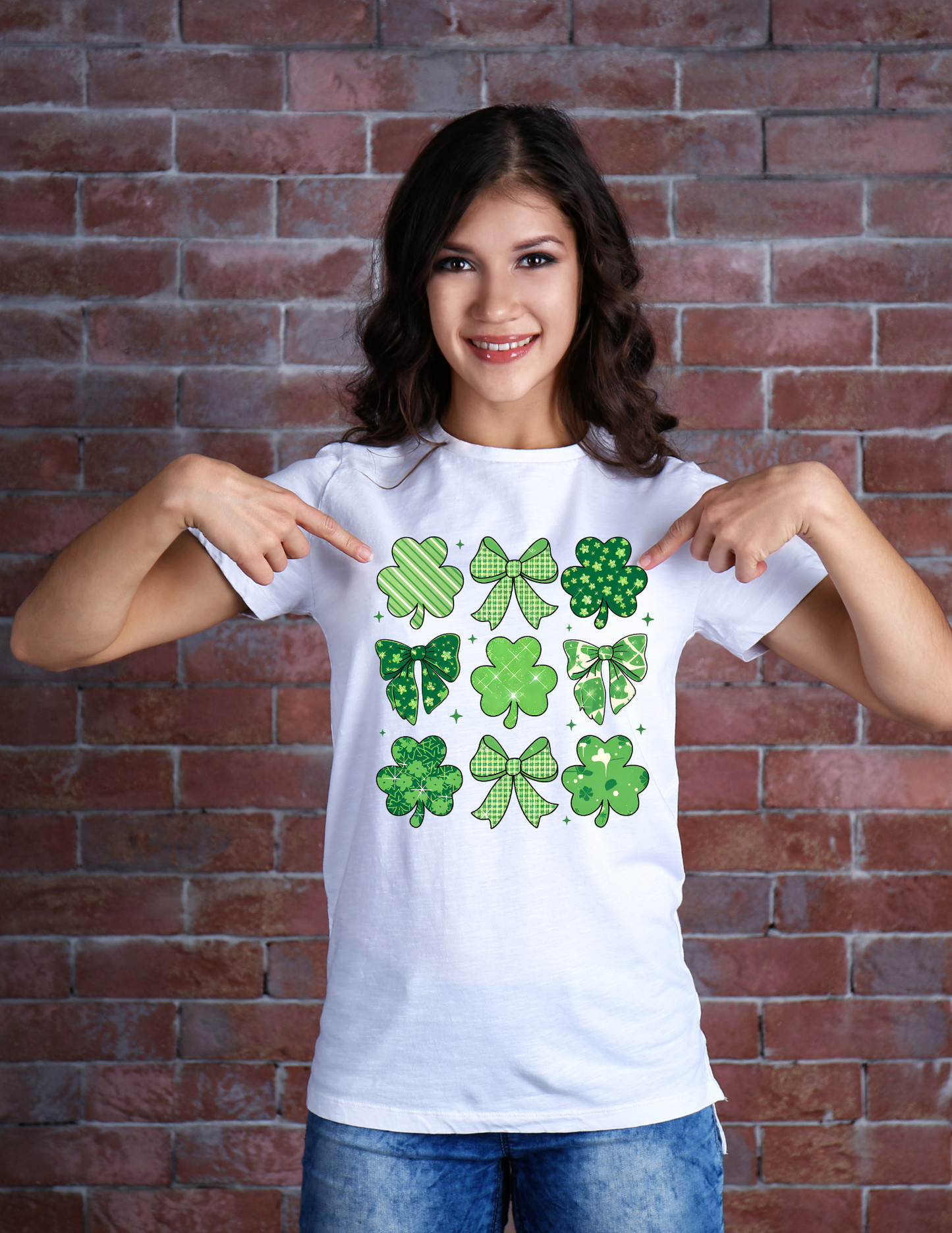 Lucky Clover Patch DTF Transfer – St. Patrick’s Day Design
