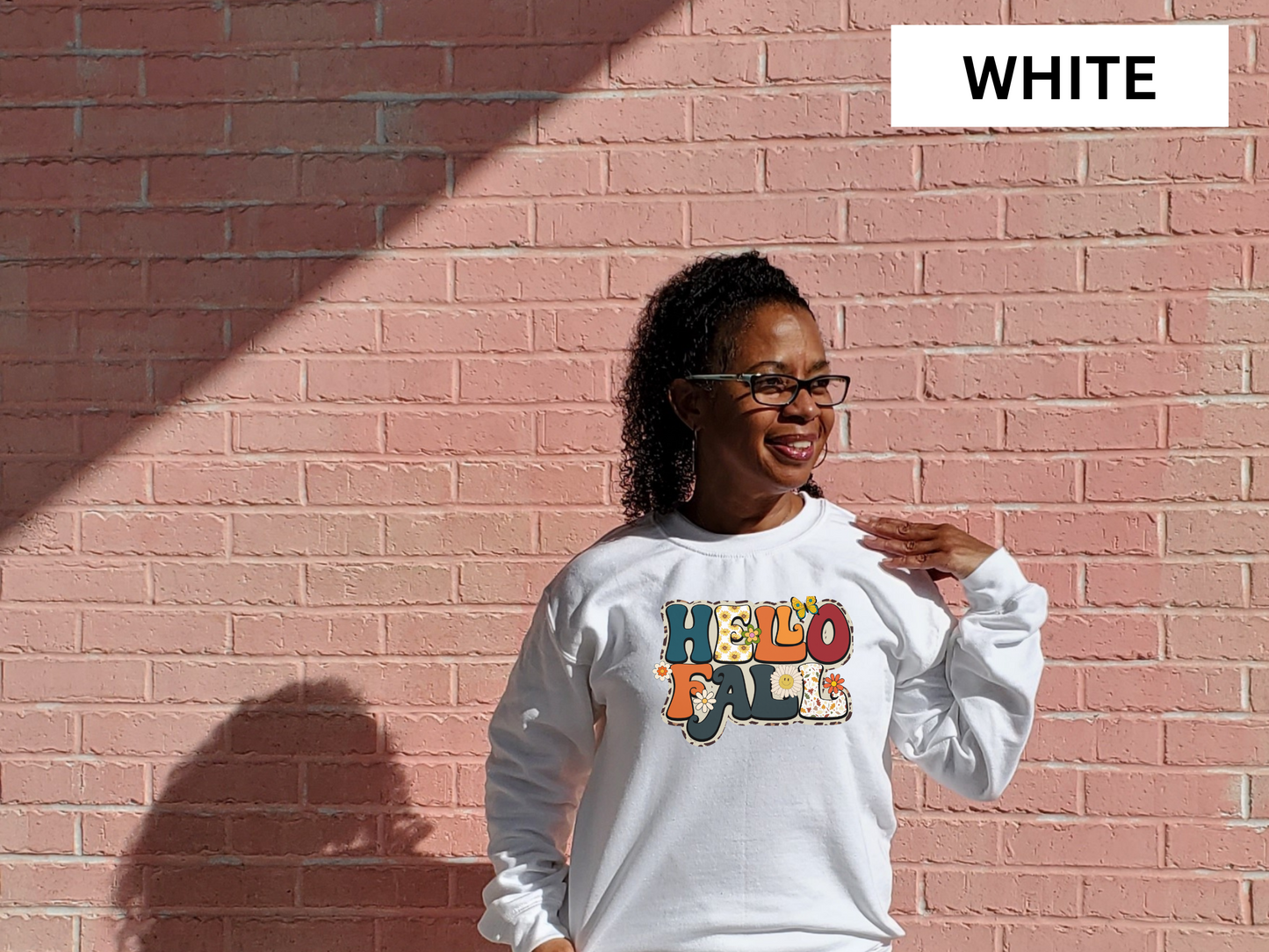 Retro Hello Fall Sweatshirt