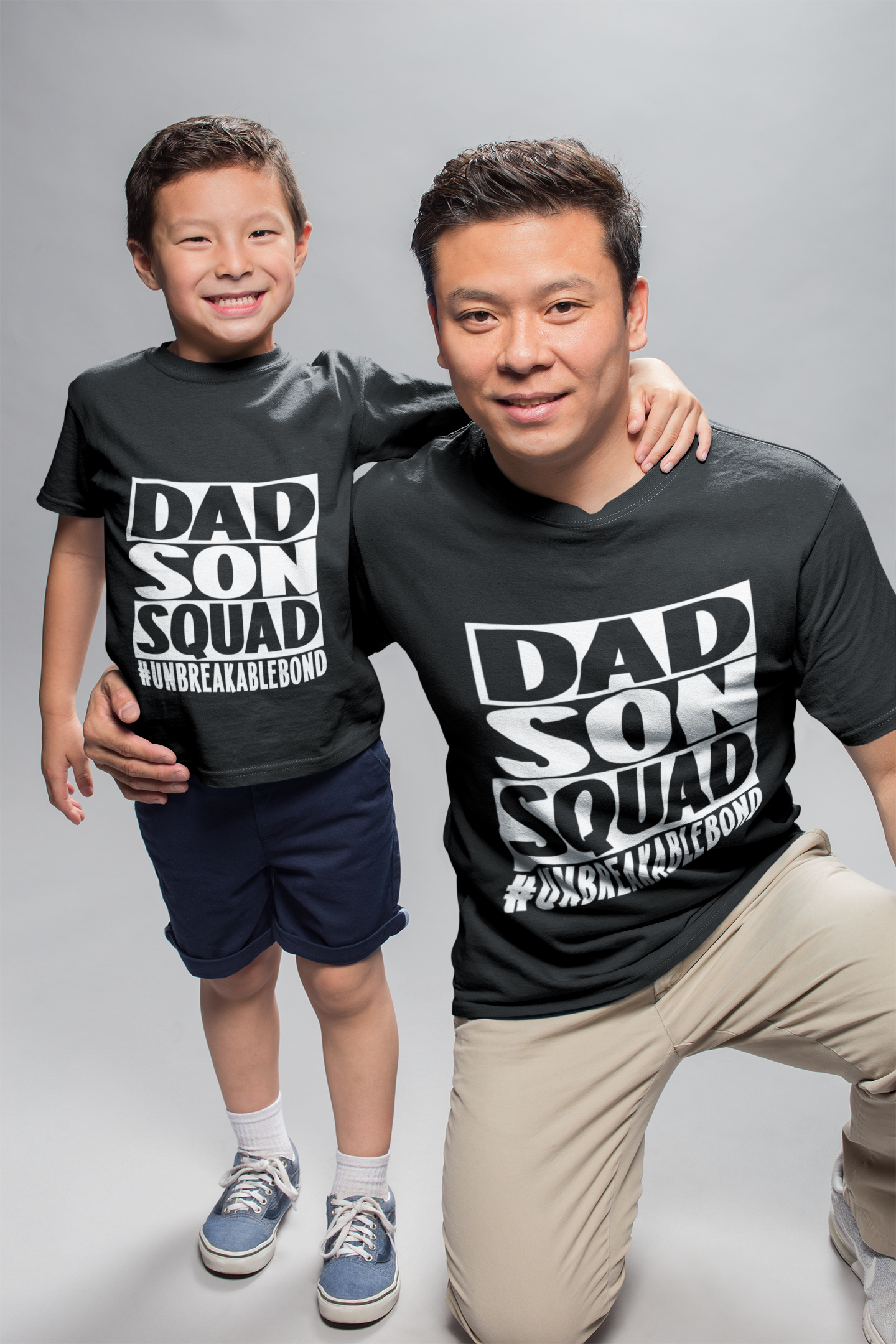 Dad Son Squad Tshirt Set # unbreakable bond