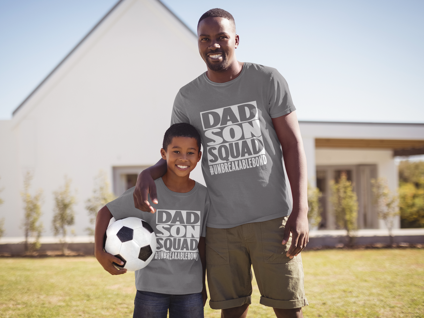 Dad Son Squad Tshirt Set # unbreakable bond
