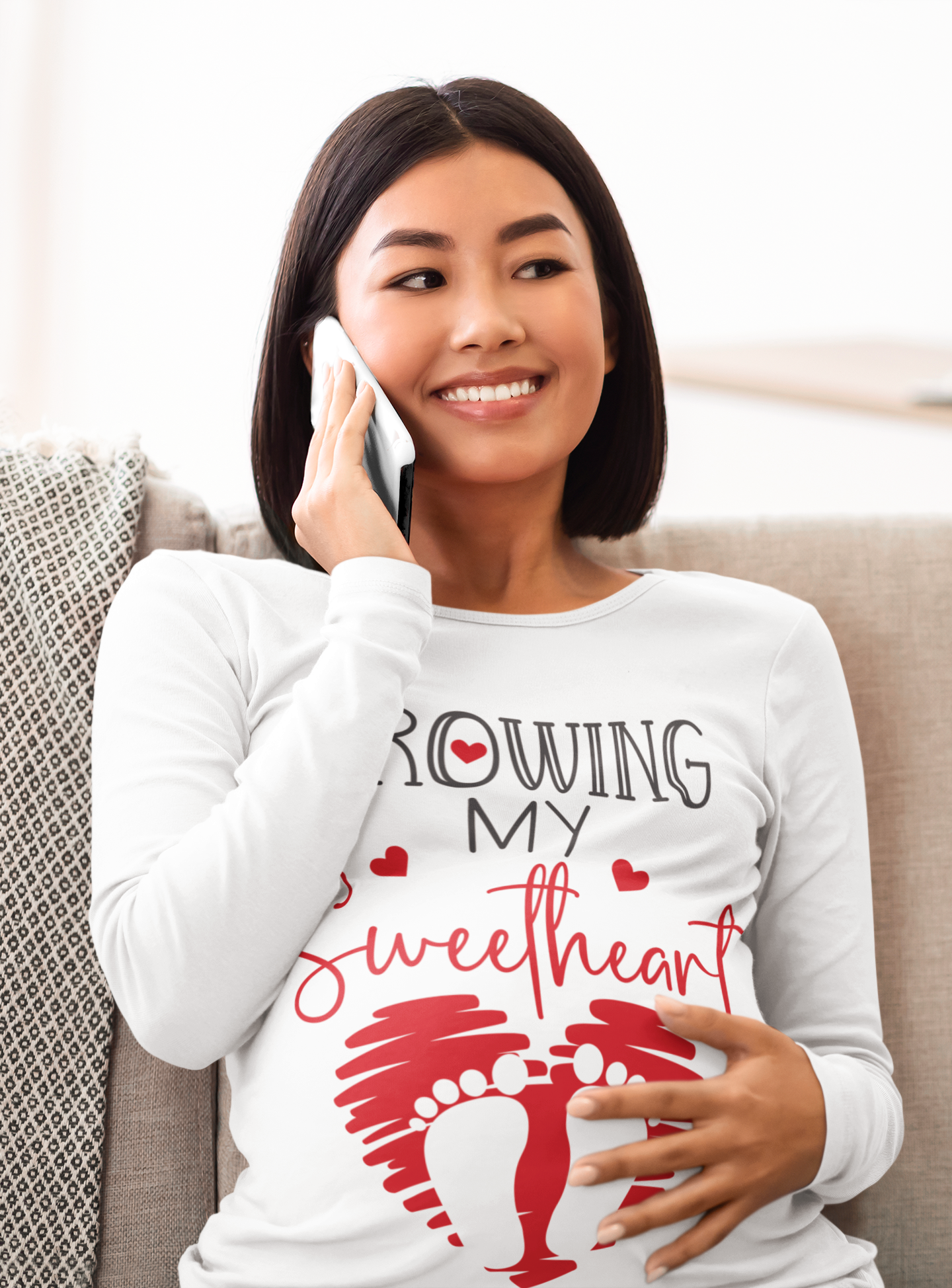 Growing My Sweetheart Valentine Tee/Long Sleeve/Sweatshirt