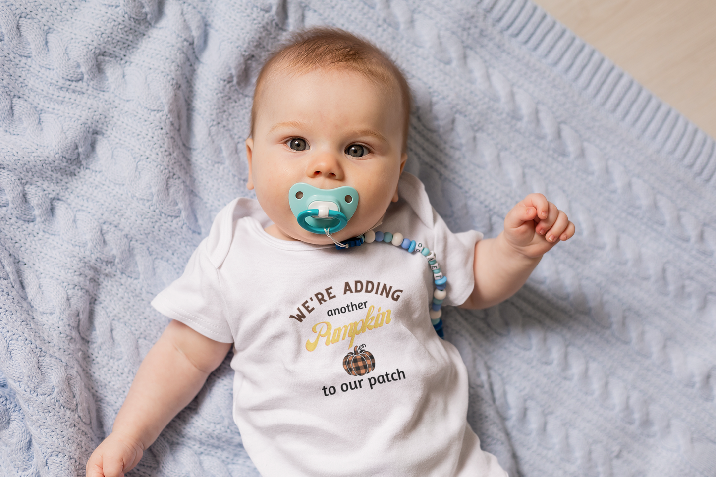 Adding to the Pumpkin Patch Baby Onesie