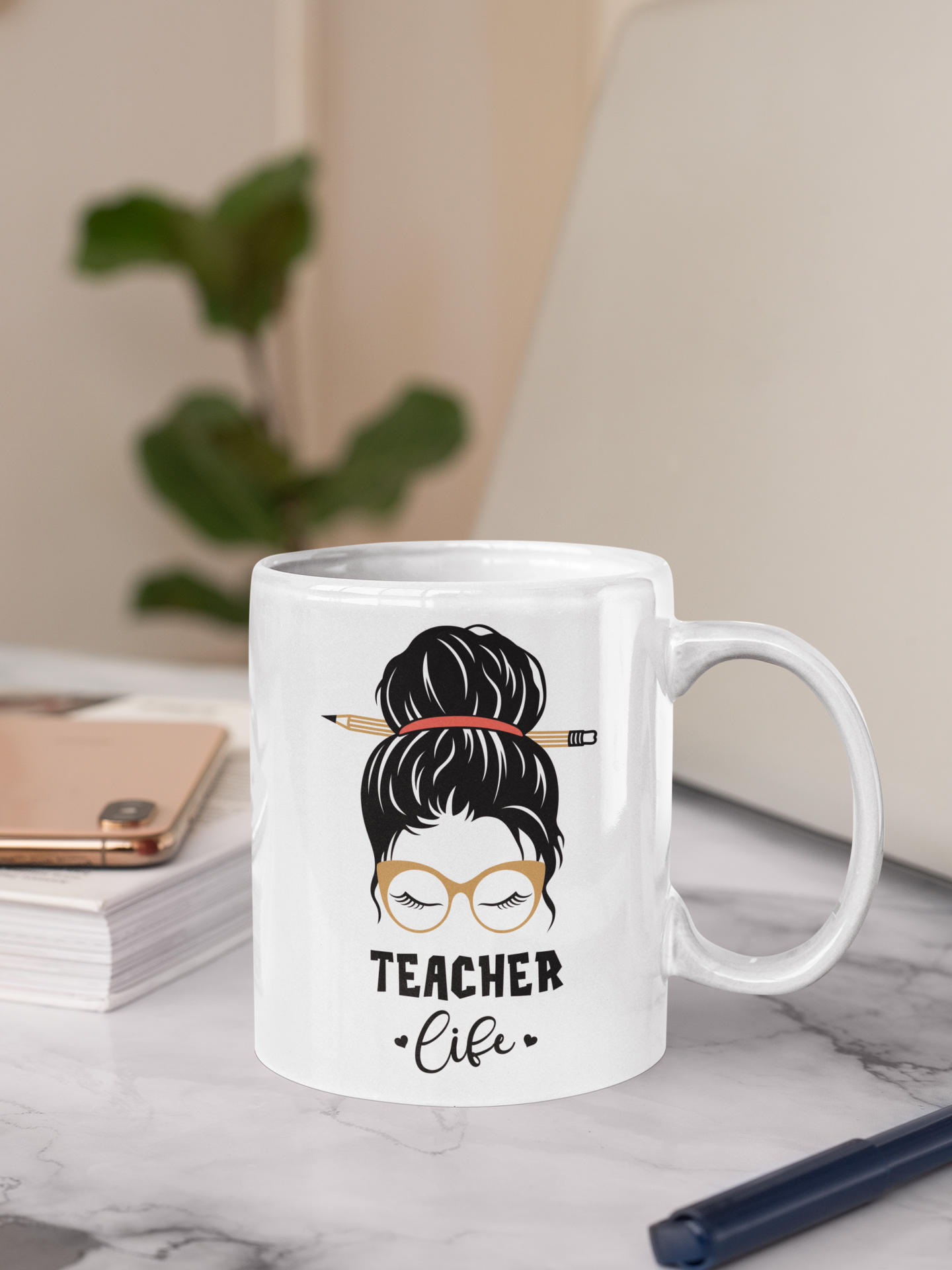 #Teacher Life Coffee Drink Mug