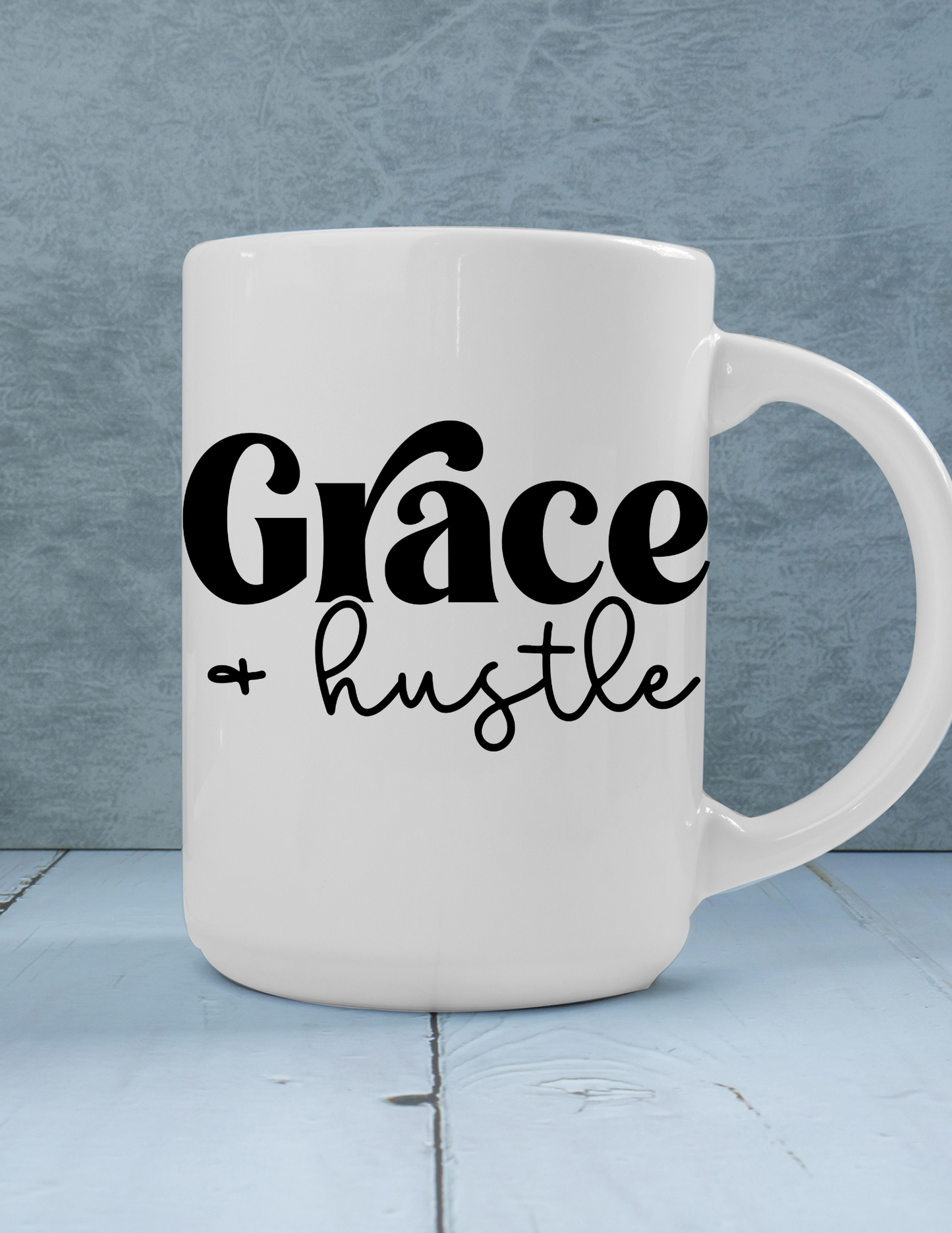 Grace & Hustle 110z Coffee Mug