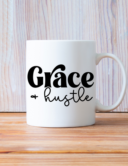 Grace & Hustle 110z Coffee Mug