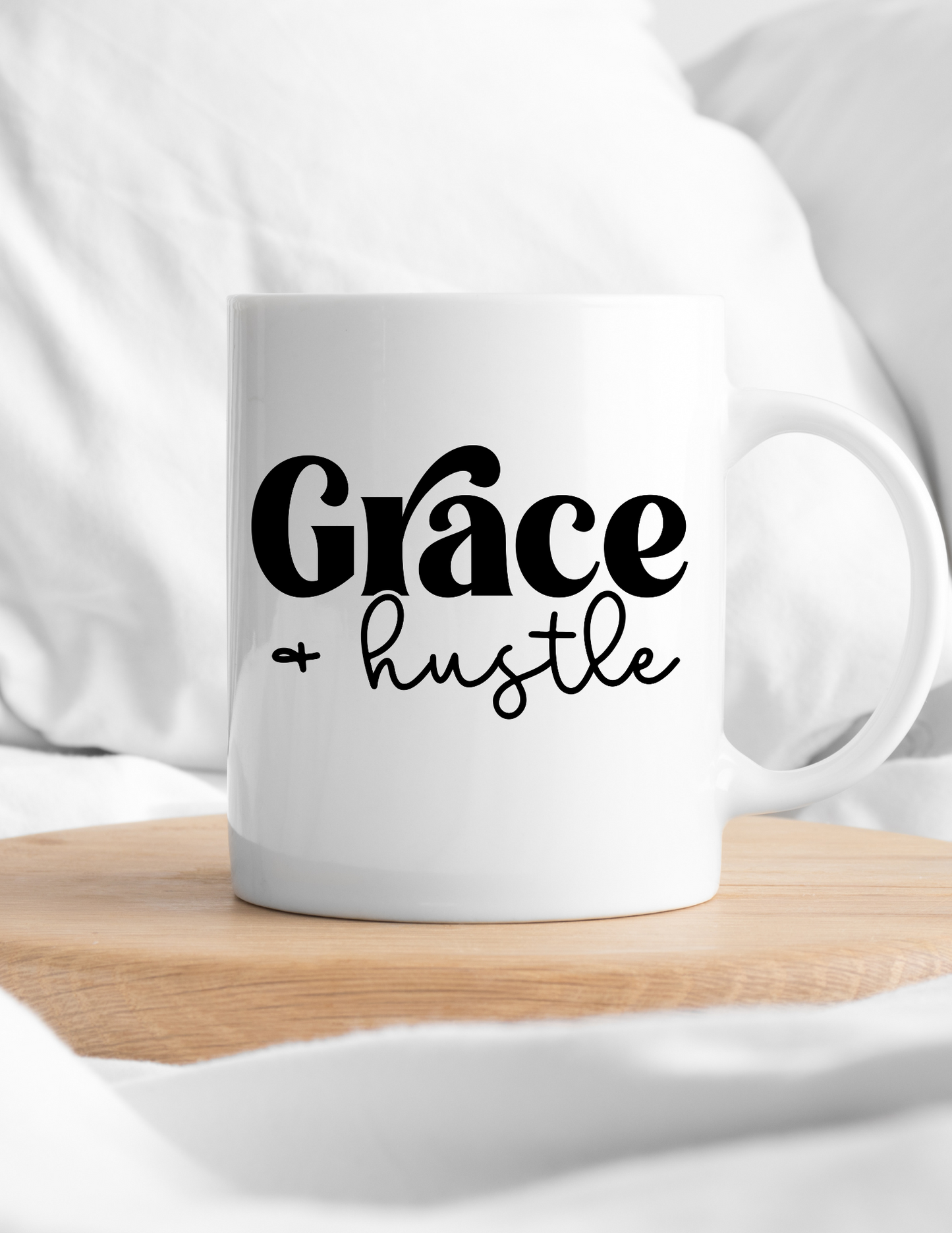 Grace & Hustle 110z Coffee Mug