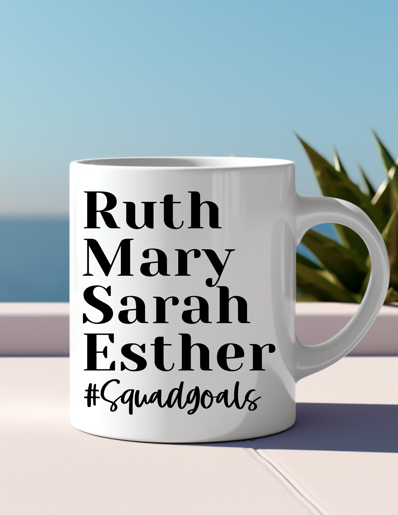 Women of the Bible #Squad Goals 11oz Ceramic Mug