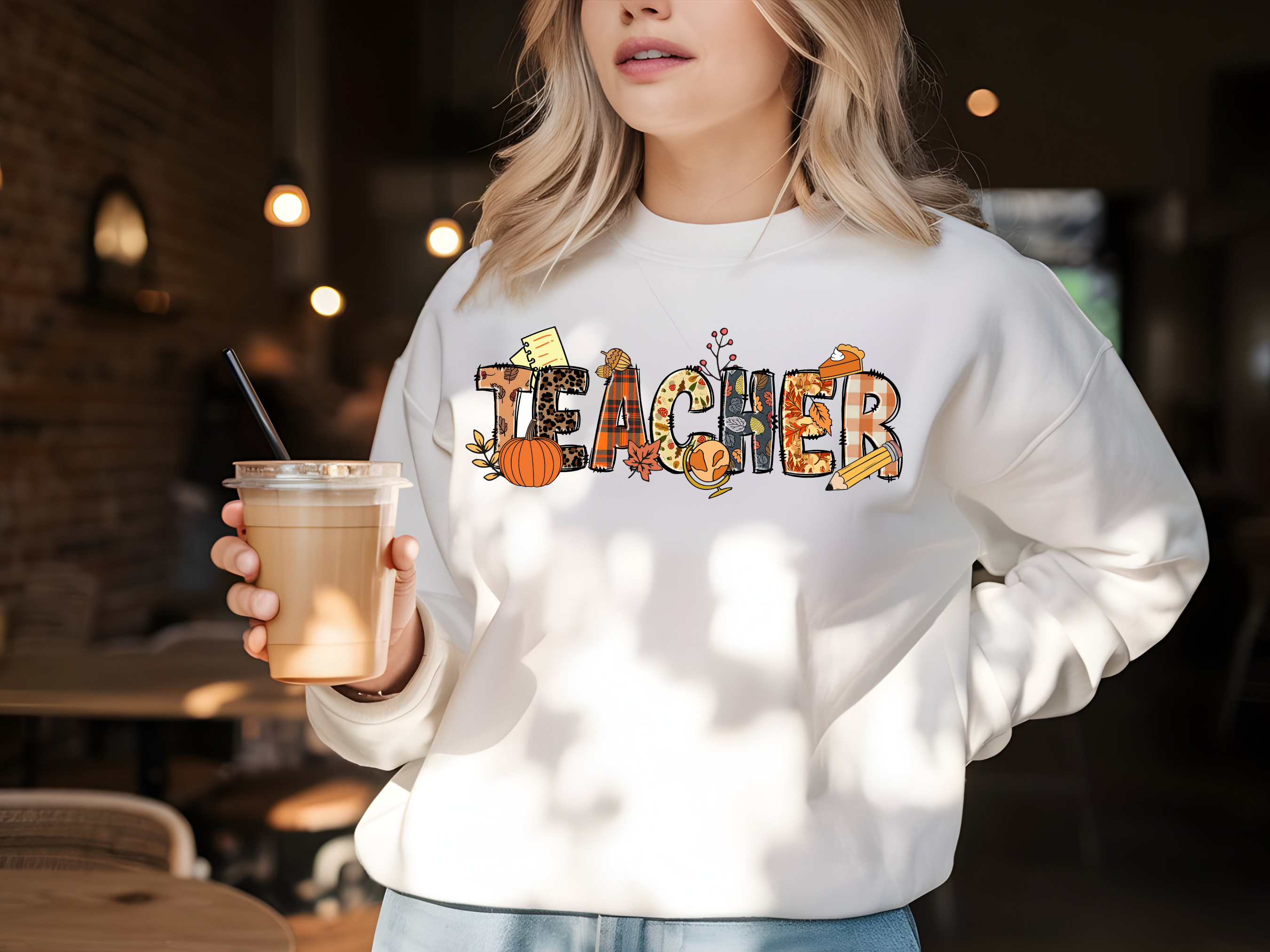 Fall Teacher Sweatshirt Back to School