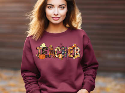 Fall Teacher Sweatshirt Back to School