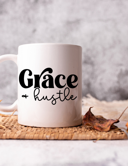 Grace & Hustle 110z Coffee Mug