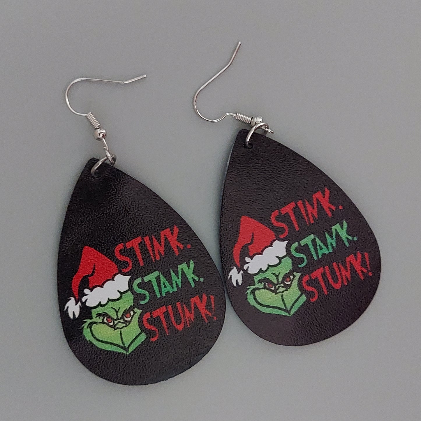 Grinch Stink! Stank! Stunk! Earrings Set