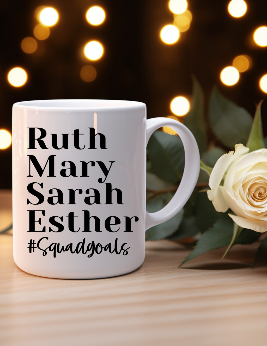 Women of the Bible #Squad Goals 11oz Ceramic Mug