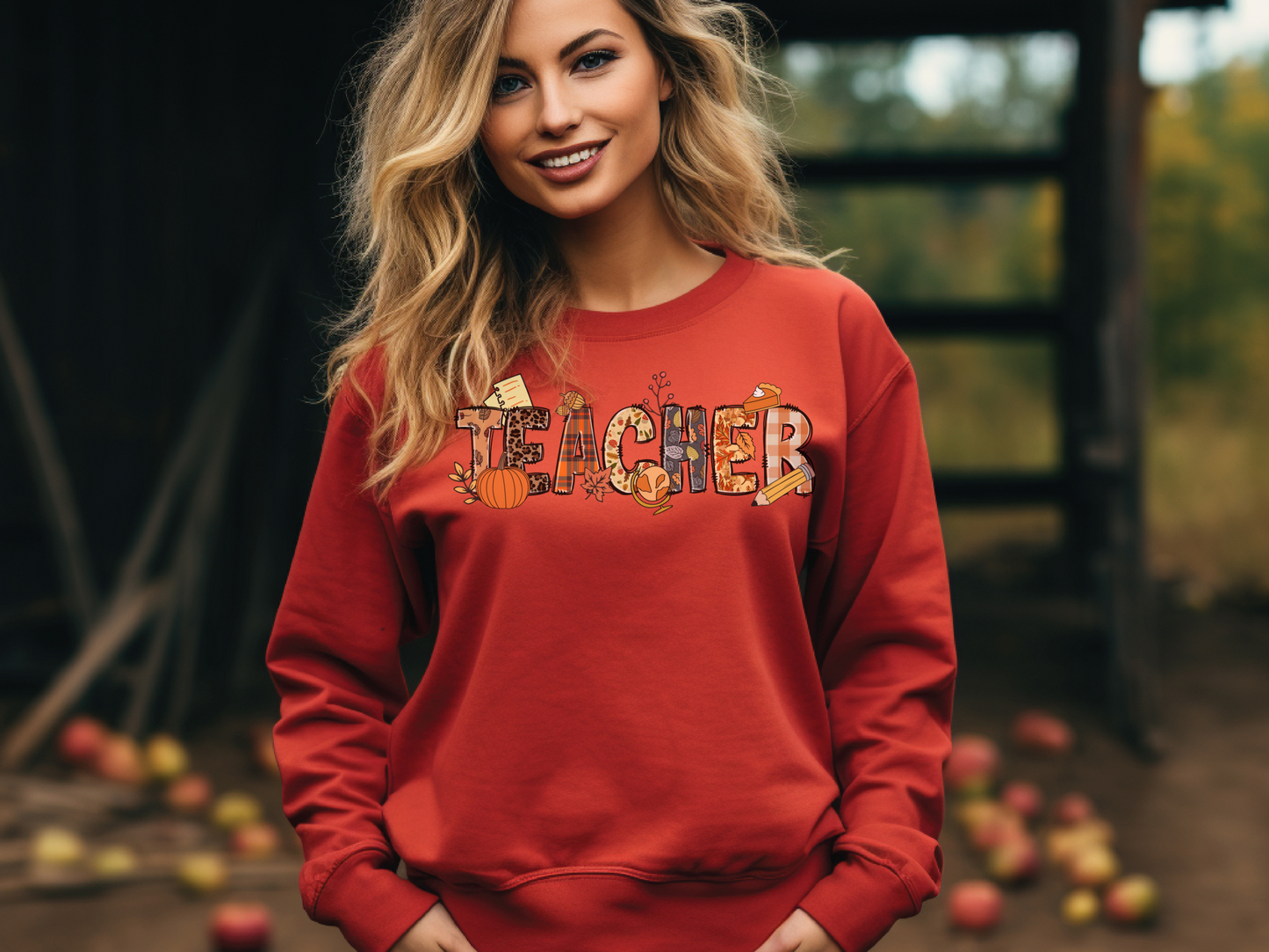 Fall Teacher Sweatshirt Back to School