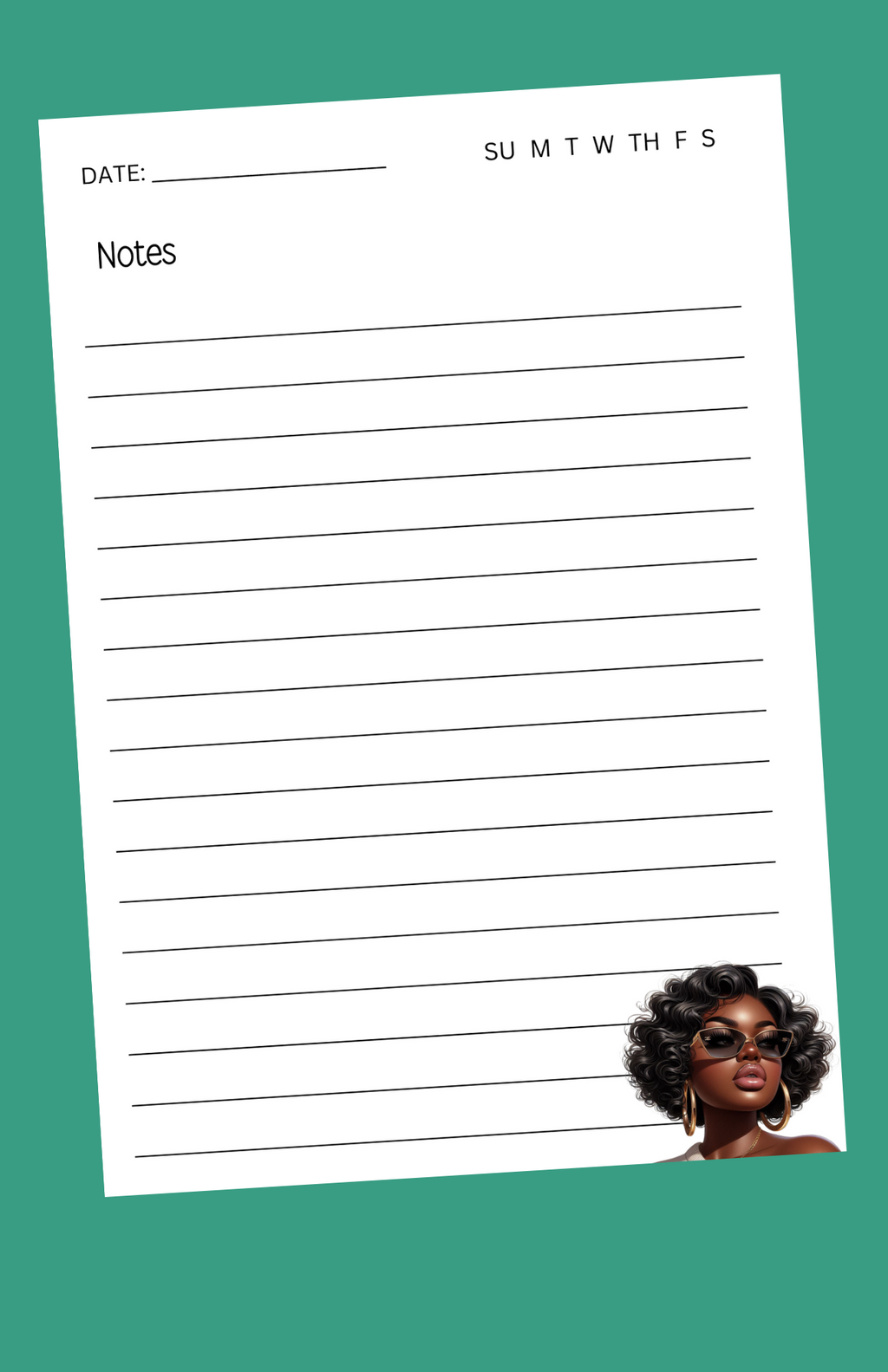 Get Focus Girl Notepad