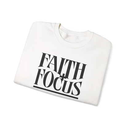 Faith Focus Growth Sweatshirt — Inspirational Christian Crewneck
