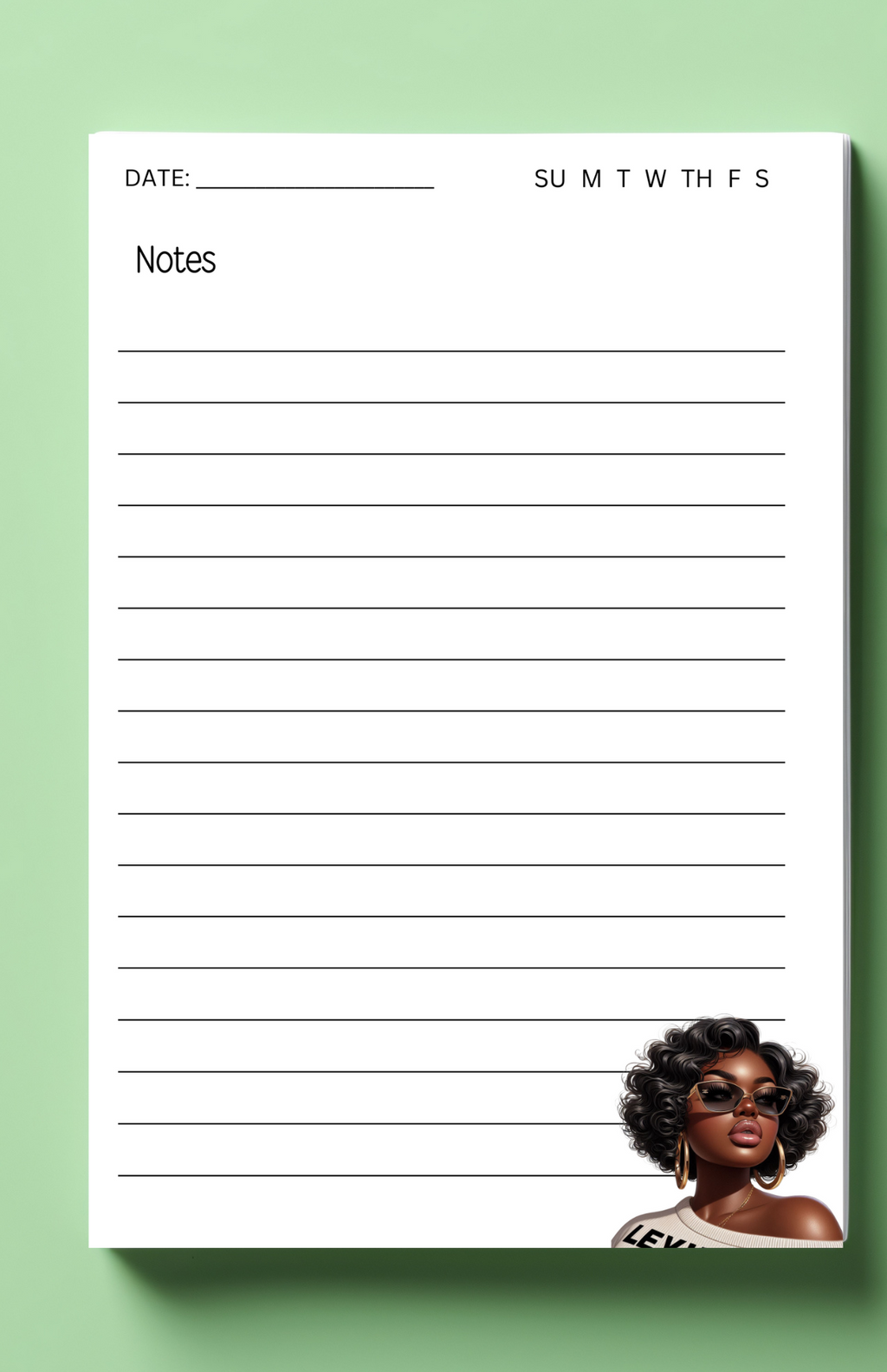 Get Focus Girl Notepad