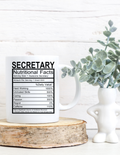 Secretary Appreciation 11oz Ceramic Coffee Mug