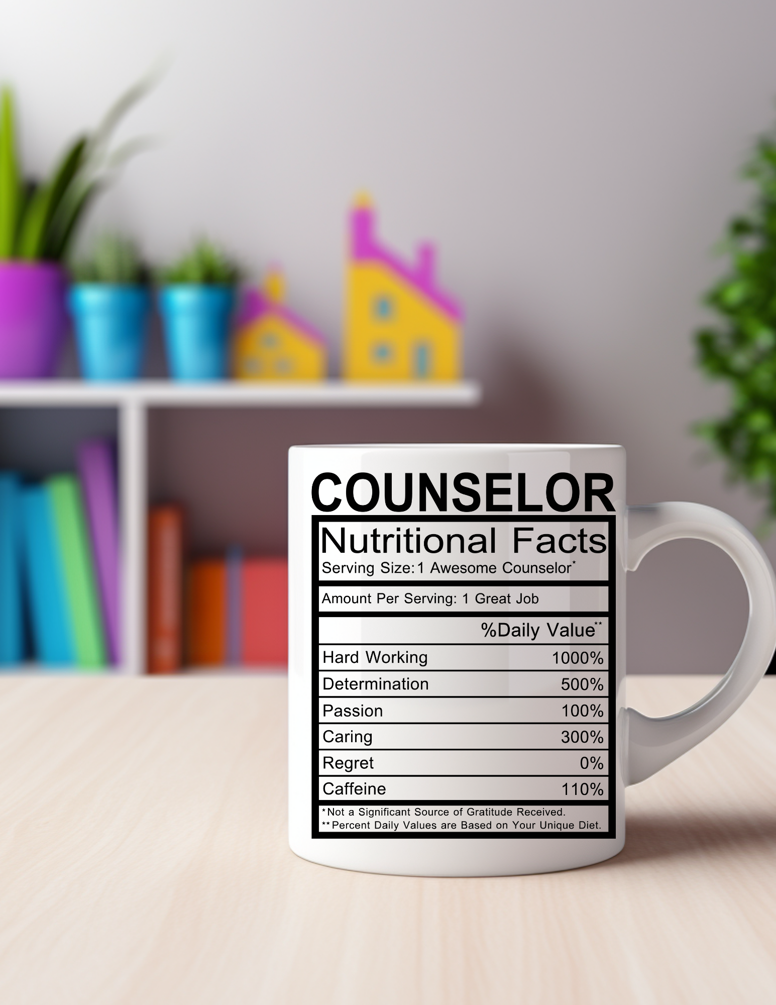 Counselor Nutritional Facts 11oz Ceramic Mug