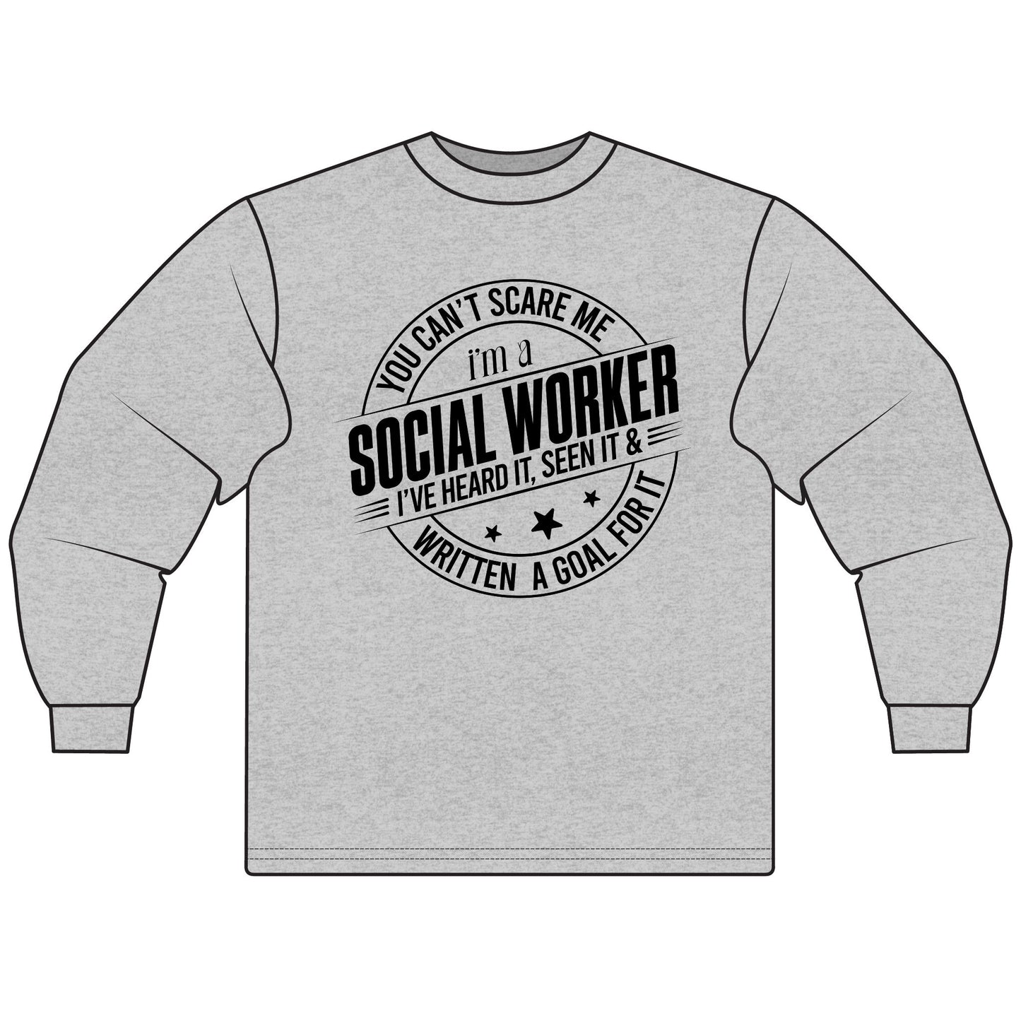 Social Worker Long Sleeve Tee, Funny Social Worker Gift, Unisex T-Shirt for Social Workers, Motivational Long Sleeve Shirt, Great for [...]