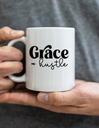 Grace & Hustle 110z Coffee Mug