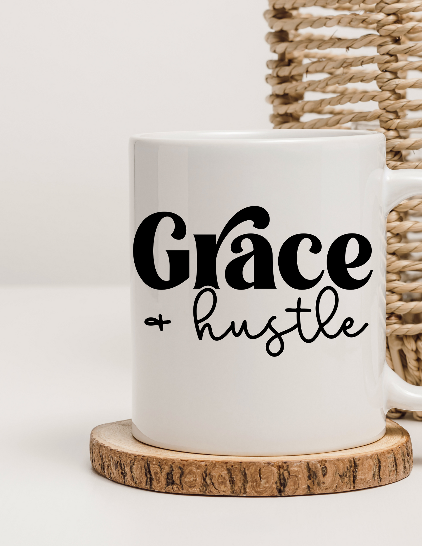 Grace & Hustle 110z Coffee Mug