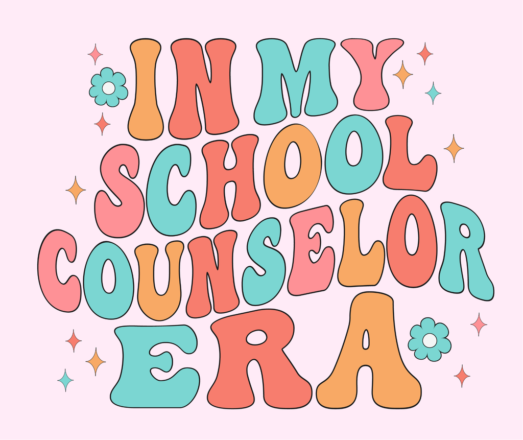 In My School Counselor Era Mouse Pad – Colorful & Fun Desk Mat for Teachers and Counselors