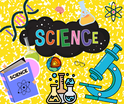 Colorful Science Mouse Pad – Vibrant Lab - STEM Desk Mat for Teachers, Students & Science Lovers