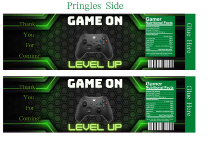 Video Gamer Party/Event Favor Bundle - DIGITAL DOWNLOAD NON-EDITABLE