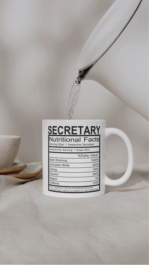Secretary Appreciation 11oz Ceramic Coffee Mug