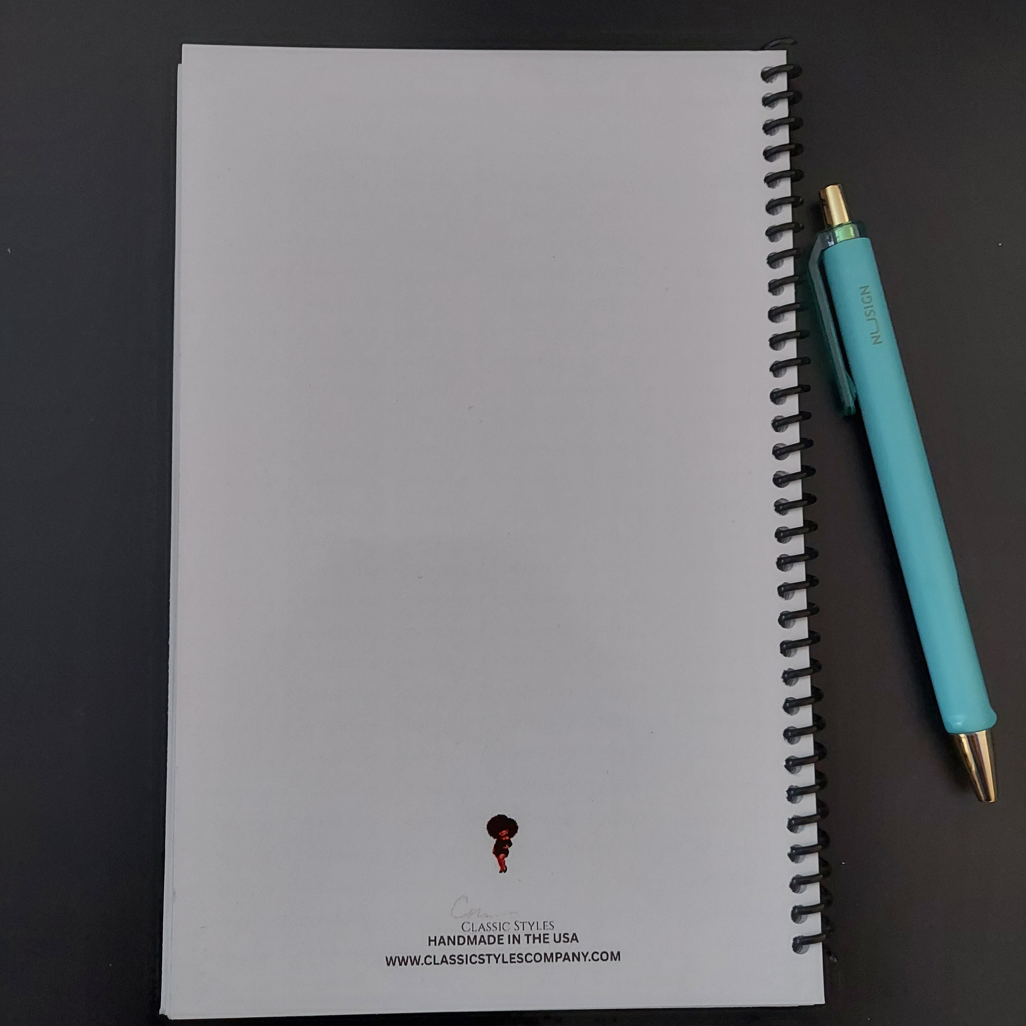 Purposefully Poised Spiral Notebook