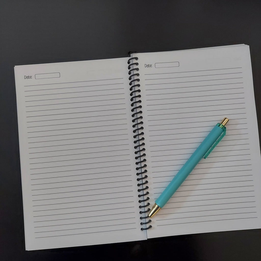 Purposefully Poised Spiral Notebook
