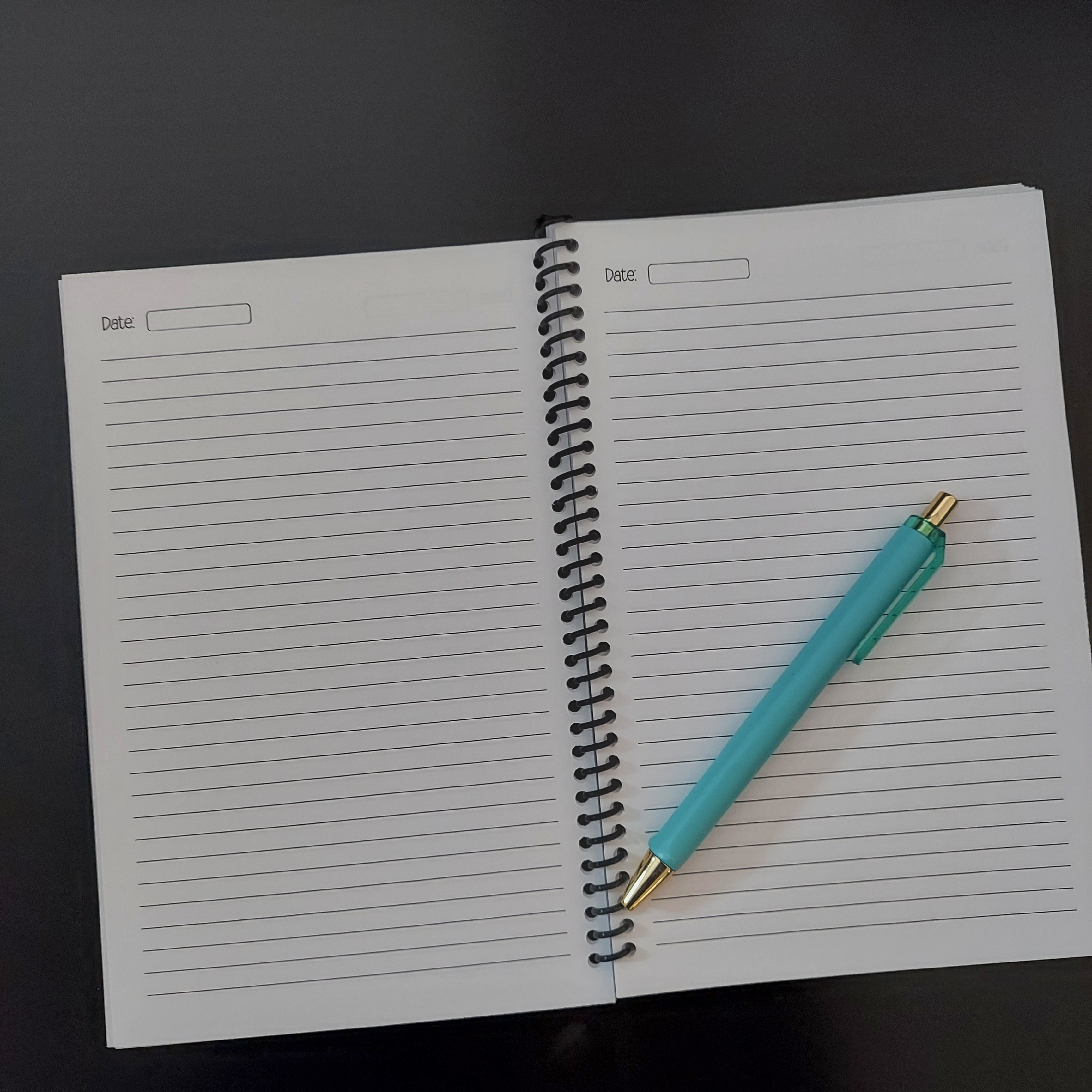 Purposefully Poised Spiral Notebook