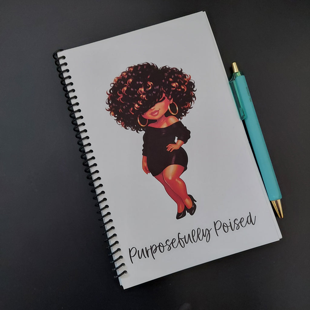 Purposefully Poised Spiral Notebook