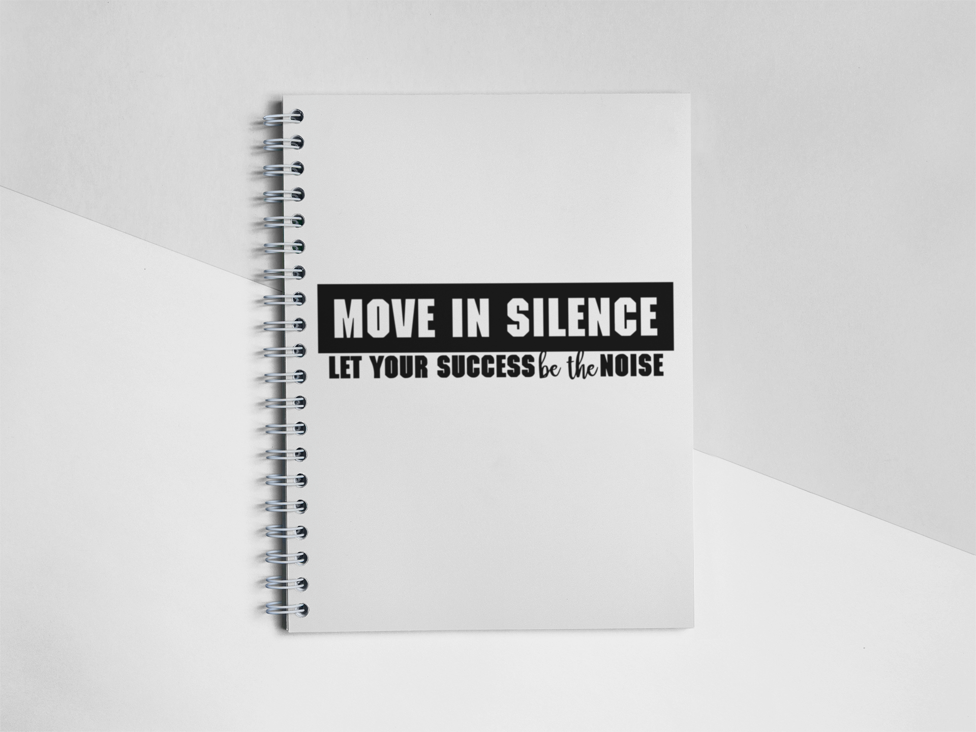 Move In Silence Mini Notebook