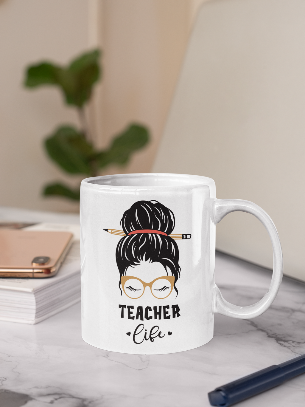 #Teacher Life Coffee Drink Mug